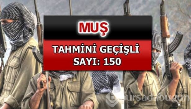İşte PKK'lı hainlerin il il dağılımı