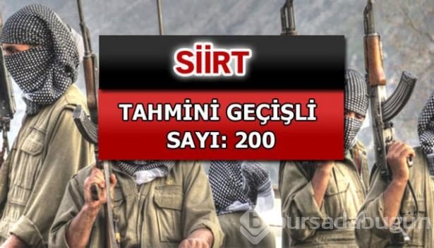 İşte PKK'lı hainlerin il il dağılımı