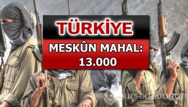 İşte PKK'lı hainlerin il il dağılımı
