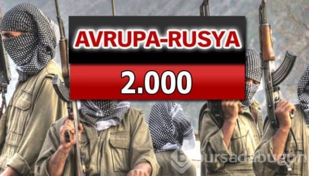 İşte PKK'lı hainlerin il il dağılımı