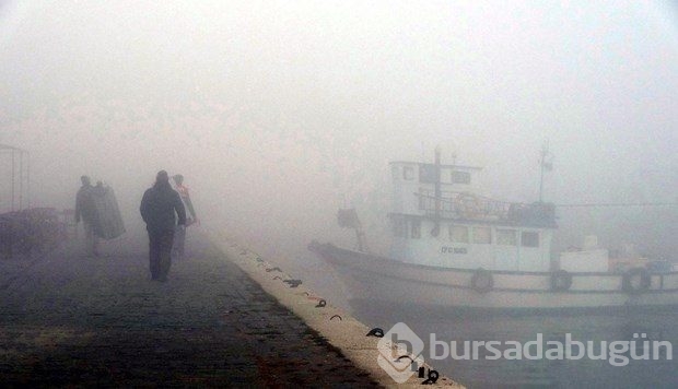 Çanakkale Boğazı'nda yoğun sis