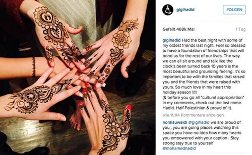 Gigi Hadid: Filistinliyim ve gurur duyuyorum