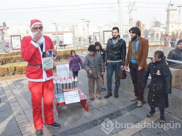 Kayseri'de "Noel" protestosu