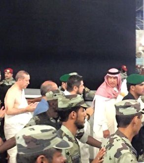Kabe'nin kapısı Erdoğan için açıldı
