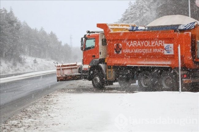 Ülke'nin dört bir yanından kar manzaraları