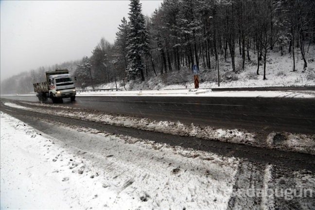Ülke'nin dört bir yanından kar manzaraları