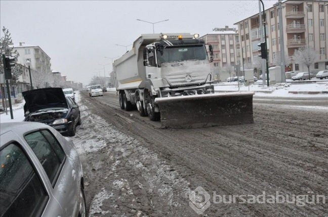 Ülke'nin dört bir yanından kar manzaraları