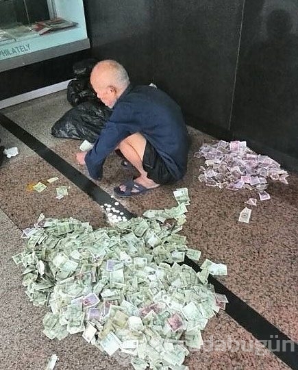 Dilencinin inanılmaz numarası
