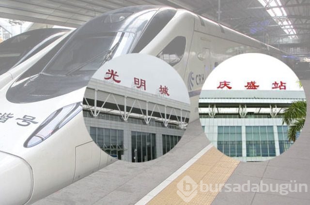 Çin'de devasa yer altı tren istasyonu
