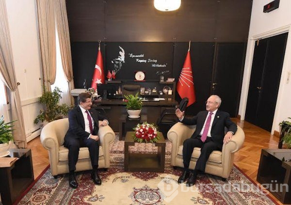 Davutoğlu Kılıçdaroğlu ile buluştu