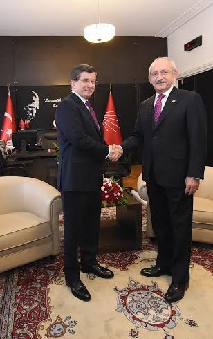 Davutoğlu Kılıçdaroğlu ile buluştu