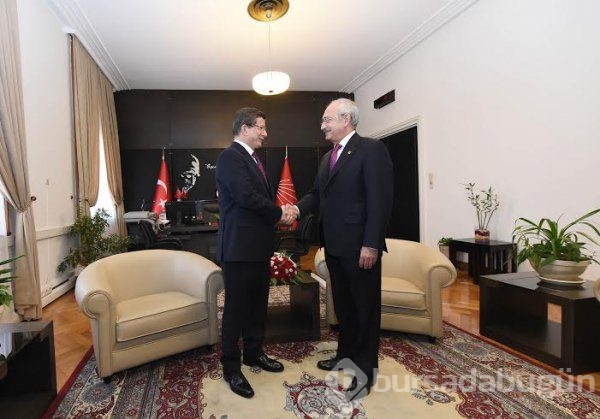 Davutoğlu Kılıçdaroğlu ile buluştu