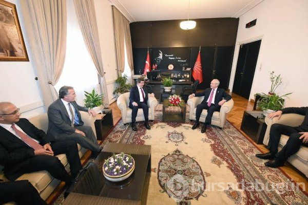 Davutoğlu Kılıçdaroğlu ile buluştu