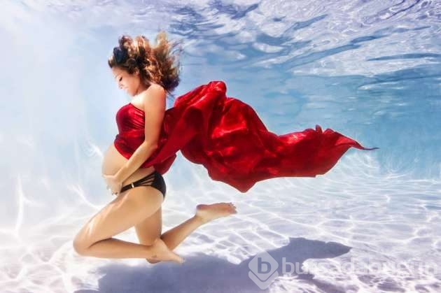 Böyle hamilelik fotoğrafları görmediniz