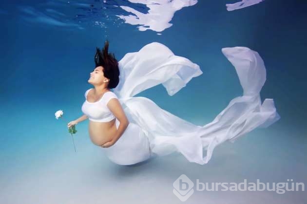 Böyle hamilelik fotoğrafları görmediniz