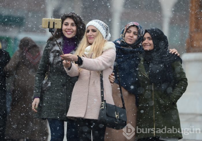 Bursa'dan kar manzaraları