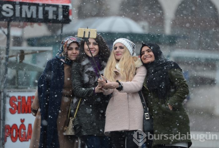 Bursa'dan kar manzaraları