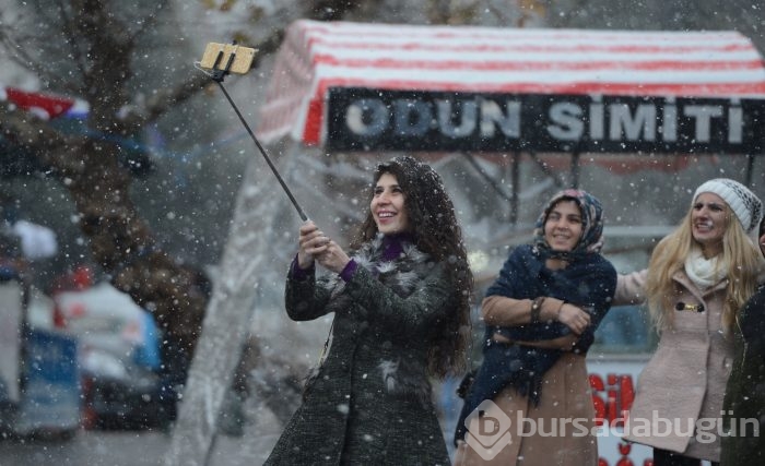 Bursa'dan kar manzaraları