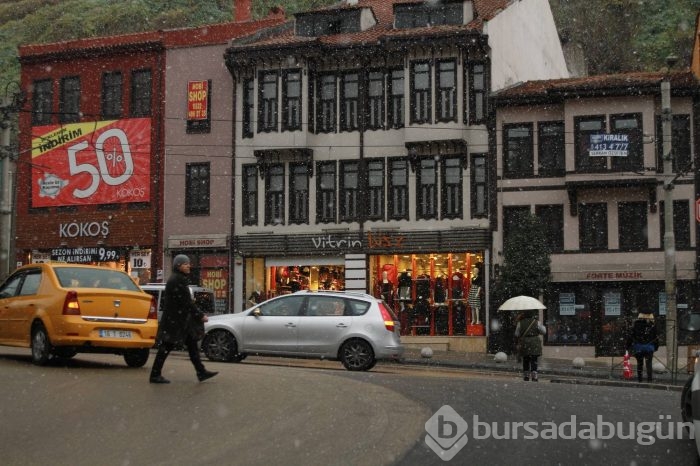Bursa'dan kar manzaraları