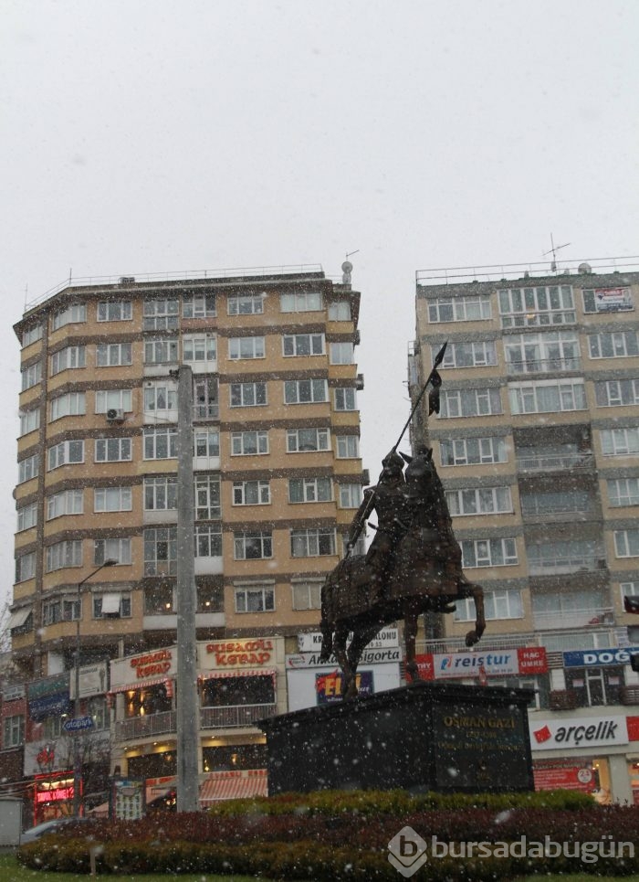 Bursa'dan kar manzaraları