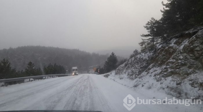 Bursa'dan kar manzaraları