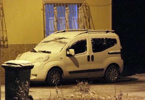 Bursa'dan kar manzaraları