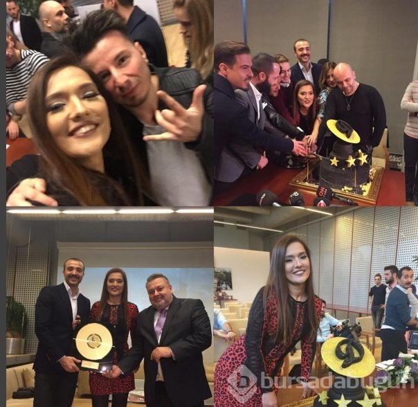 Demet Akalın'a 'Altın Plak' ödülü!