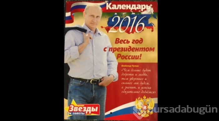 Vladimir Putin 2016 takvimi yayınlandı