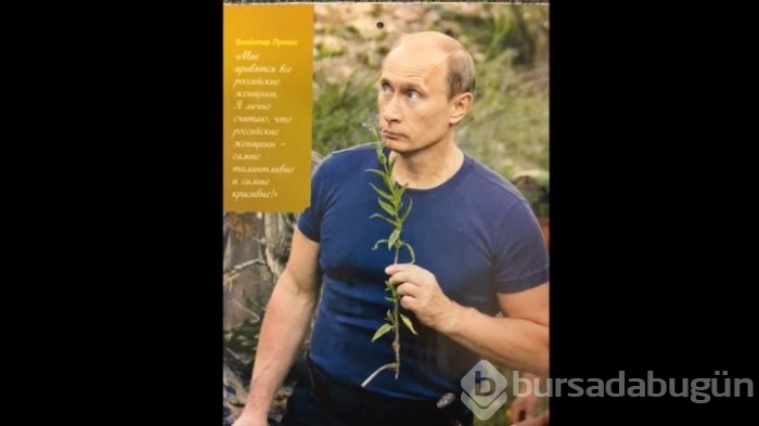 Vladimir Putin 2016 takvimi yayınlandı