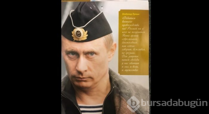 Vladimir Putin 2016 takvimi yayınlandı