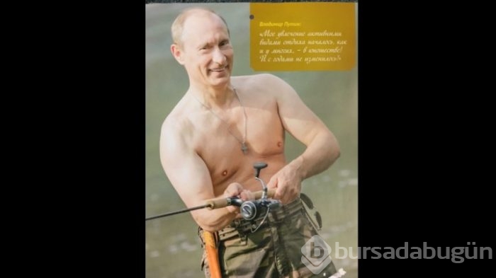 Vladimir Putin 2016 takvimi yayınlandı