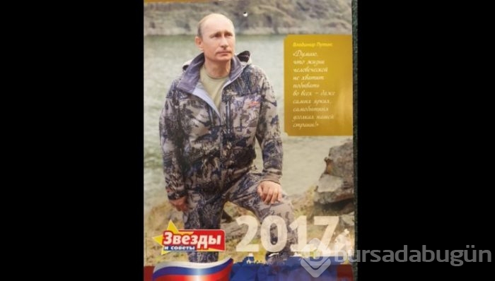 Vladimir Putin 2016 takvimi yayınlandı