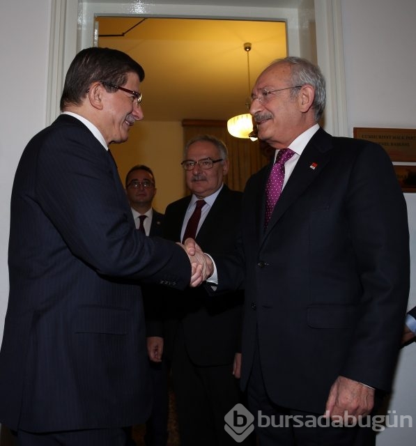 Davutoğlu-Kılıçdaroğlu görüşmesi