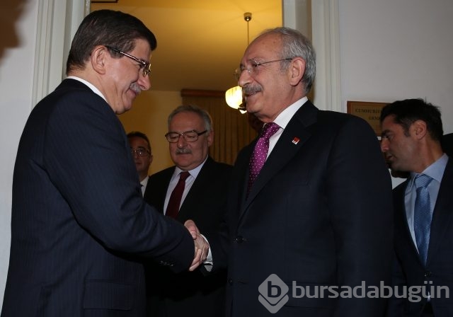 Davutoğlu-Kılıçdaroğlu görüşmesi