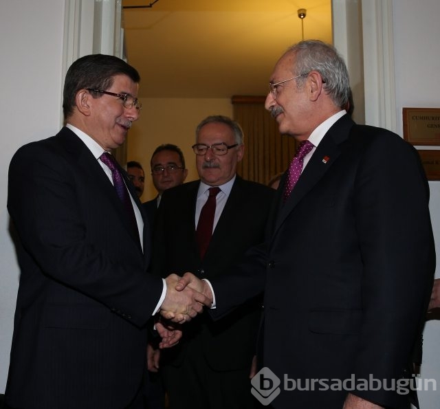 Davutoğlu-Kılıçdaroğlu görüşmesi