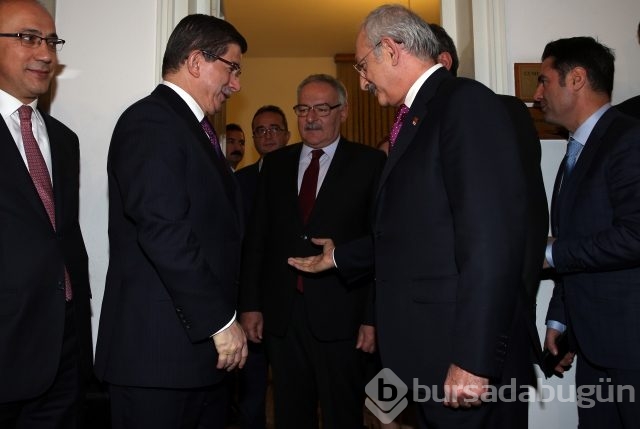 Davutoğlu-Kılıçdaroğlu görüşmesi