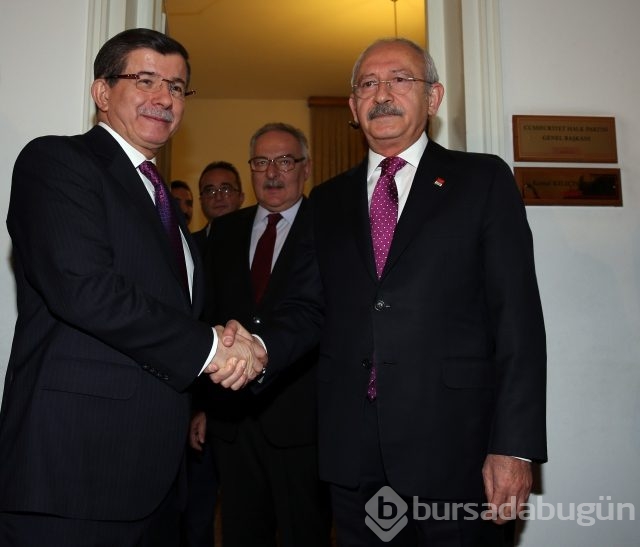 Davutoğlu-Kılıçdaroğlu görüşmesi