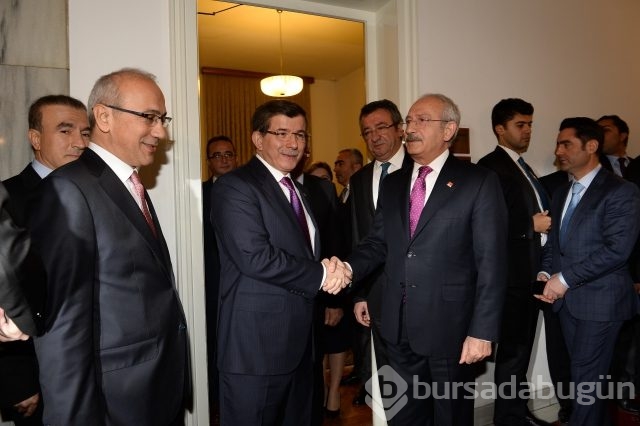 Davutoğlu-Kılıçdaroğlu görüşmesi
