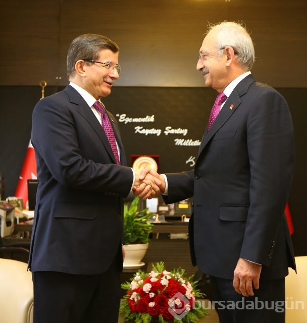 Davutoğlu-Kılıçdaroğlu görüşmesi