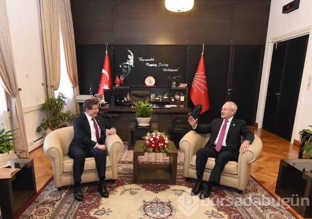 Davutoğlu-Kılıçdaroğlu görüşmesi