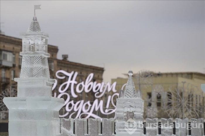 Moskova'da buzdan minyatür sergisi	
