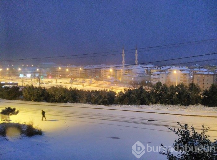 Bursa'dan kar manzaraları! Sizden gelenler...