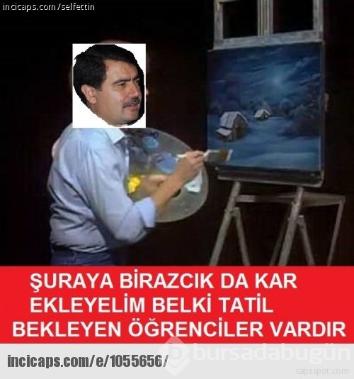 Kar yağdı capsler patladı!	
