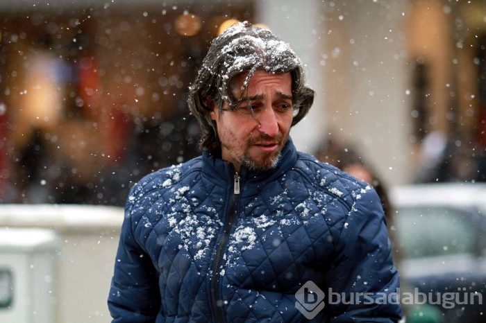 Bursa'dan kar manzaraları	