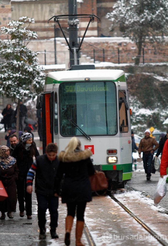 Bursa'dan kar manzaraları	