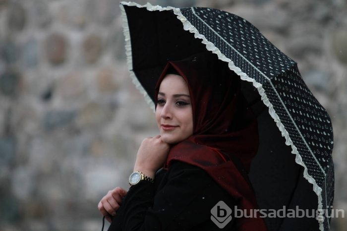 Bursa'dan kar manzaraları	