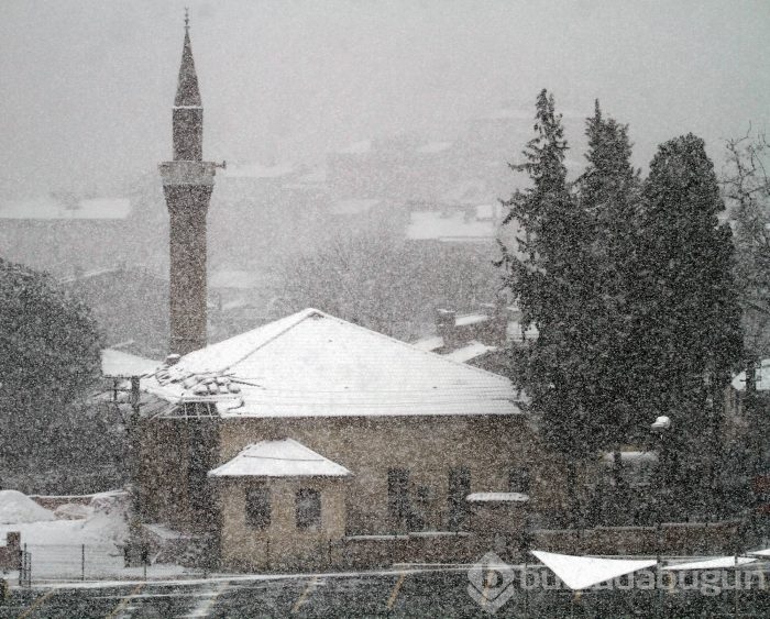 Bursa'dan kar manzaraları	
