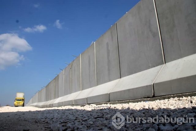 Suriye sınırına beton duvar