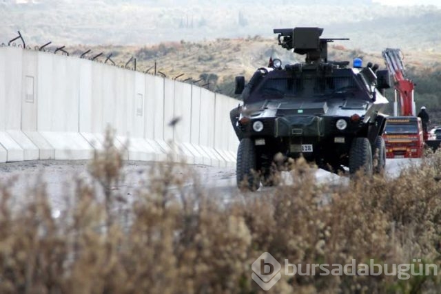Suriye sınırına beton duvar