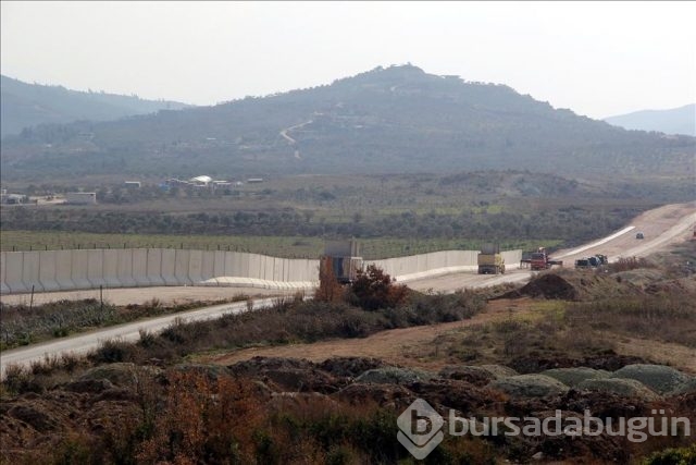 Suriye sınırına beton duvar